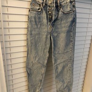 H&M High Rise Light Denim Jeans